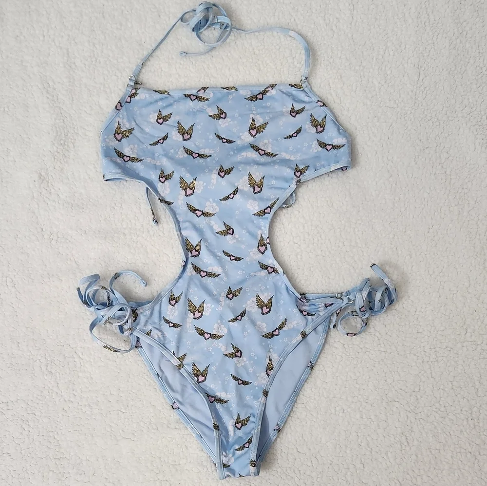 New!Frankie's Bikinis Amalia‎ One Piece Swimsuit